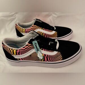 Vans Jr Unisex 5.5 Gradient Checking Comfycush Old School Multicolor Shoe Skater